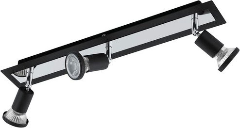 Eglo Spot SARRIA 3-flgige Deckenleuchte in Schwarz mit GU10 Fassung - Bild 1