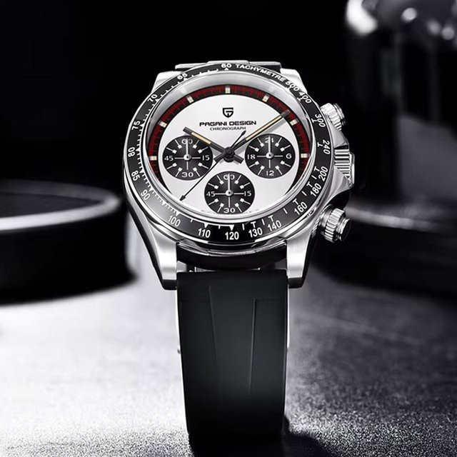 PAGANI DESIGN Chronograph, Edelstahl, Quarz, 40 mm, Herren - Bild 1