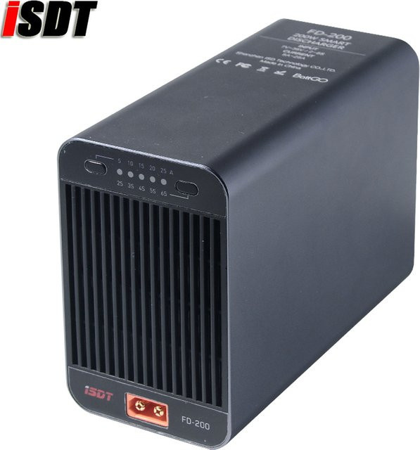 ISDT FD-200 Entlader mit 200W und 25A zur Unterstützung von 2-8S LiPo Batterien inklusive Bluetooth und App-Steuerung für RC-Modelle - Bild 1