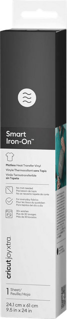 Cricut Smart Iron-On Joy Xtra Schwarz B: 24,1 cm, L: 61 cm - Bild 1