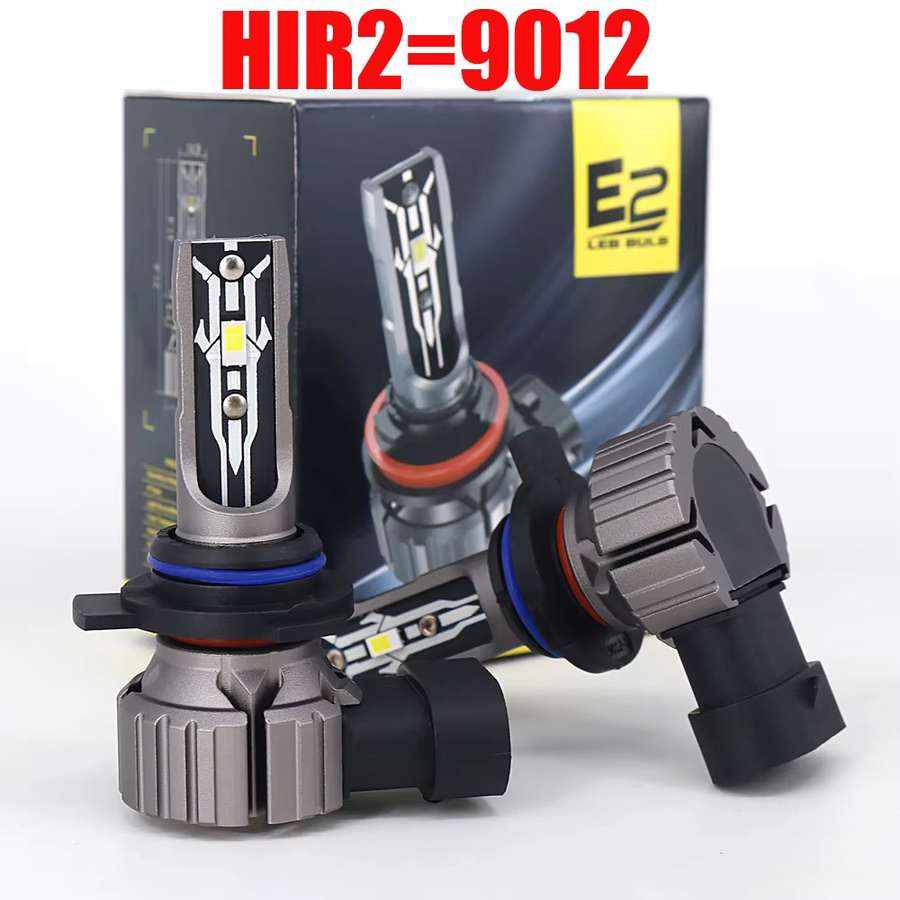 Neallor HIR2 LED Scheinwerfer Canbus 9012 PX22d Birnen Set in Silber für Toyota Chr Yaris Auris Rav4 Aygo B4 iQ Corolla Avensis T27 Verso S - Bild 6