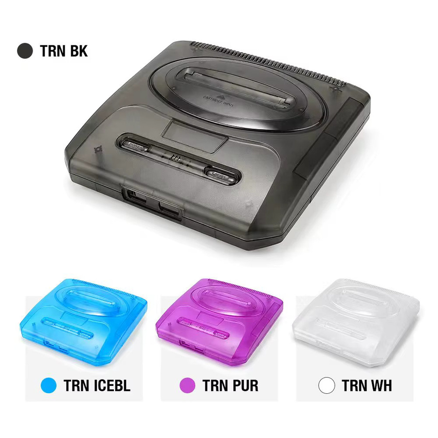 LinkRetro Transparente ABS-Ersatzhülle für Sega Genesis 2 / MD2 Spielkonsole - Bild 6