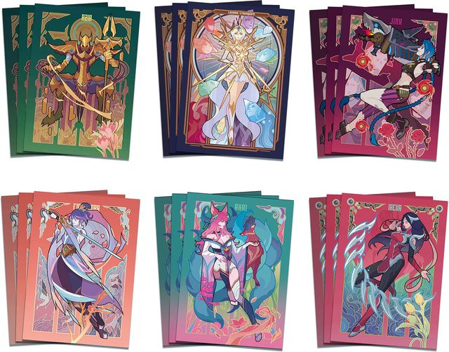 SHININGSOUL Anime-Kartenhüllen Ari Jnx LUXX Relia Fioora Emperor Sands, Bunt / Mehrfarbig - Bild 1