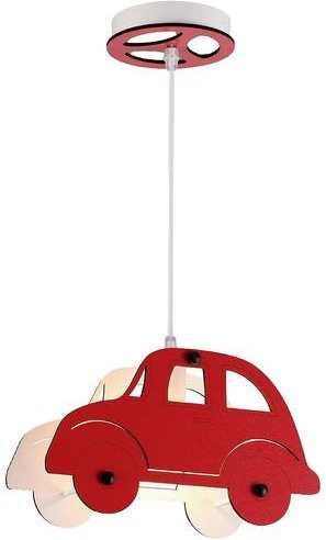 Insatech LED Pendelleuchte E14 in Rot für Kinderzimmer - Bild 1
