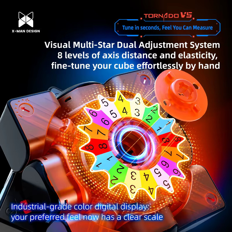 QiYi XMD Tornado V5 3x3 Magnetischer Speedcube Flagship Pioneer Version, Lernspielzeug - Bild 3