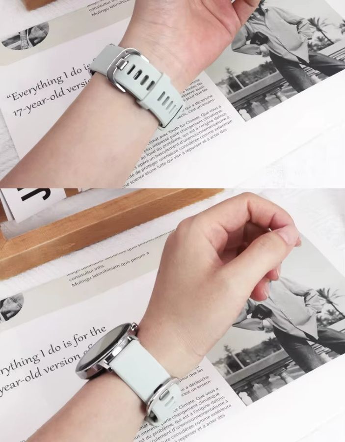 Uhrenarmband Silikon, Unisex - Bild 2