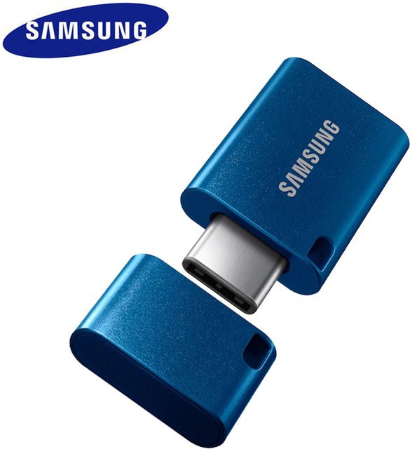Samsung USB Typ-C Flash-Laufwerk in Blau mit hoher Lesegeschwindigkeit für Geräte mit USB-Typ-C-Anschluss - Bild 1