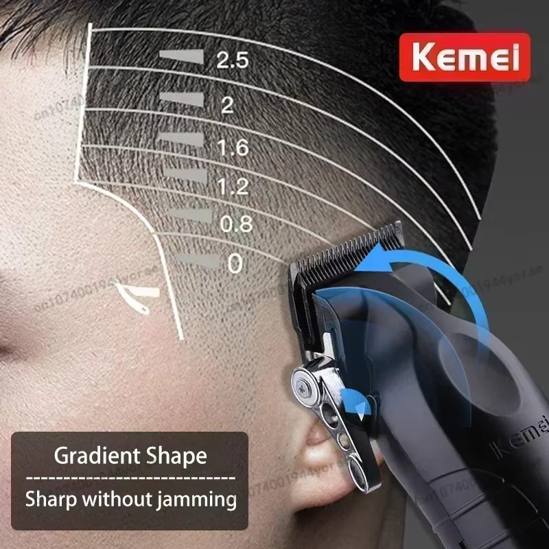 Kemei Haarschneidemaschine und Barttrimmer, Schwarz, Unisex - Bild 3