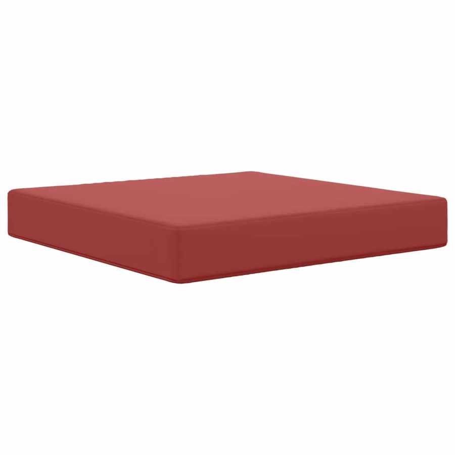 vidaXL Sofakissen für Draußen Weinrot B: 60 cm, T: 60 cm, H: 8 cm aus Polyester - Bild 2