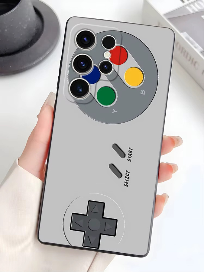 Weiche Handyhülle im Retro Kameras Spiele Design für Samsung Galaxy S25 S24 S23 S21 S20 S10 S9 Note 20 Ultra und weitere Modelle - Bild 3