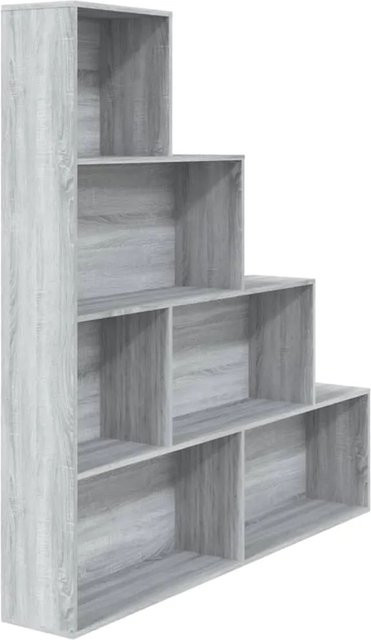 vidaXL Bücherregal Grau Sonoma B/T/H: 155 x 24 x 160 cm - Bild 1