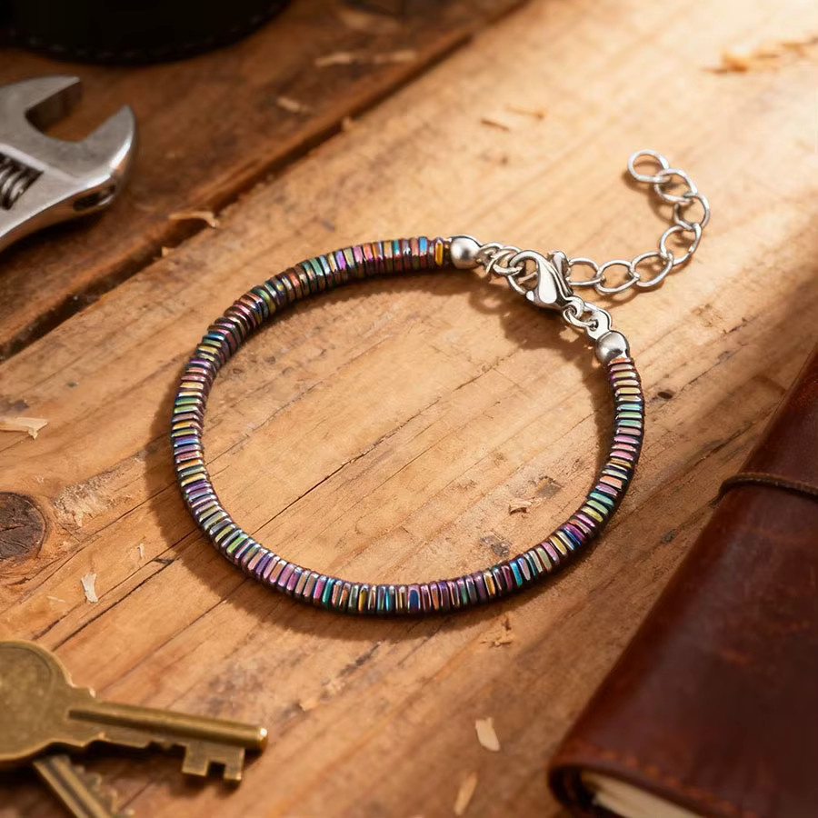 Noter Armband, Hämatit, Herren, Bunt - Bild 3