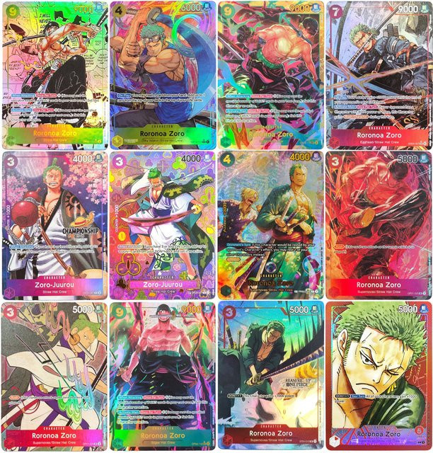 Bandai One Piece Roronoa Zoro, Spielkarten-Sammlung, Englisch - Bild 1