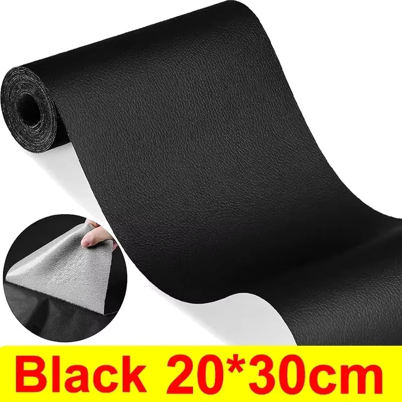 Selbstklebendes Leder-Reparaturband von Jaysuing in Schwarz zur Reparatur von Sofas, Couches, Möbeln und Autositzen, zuschneidbar - Bild 6