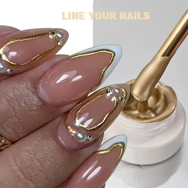 MAFANAILS Nagellack, Gold, Metallic, 5 ml - Bild 1