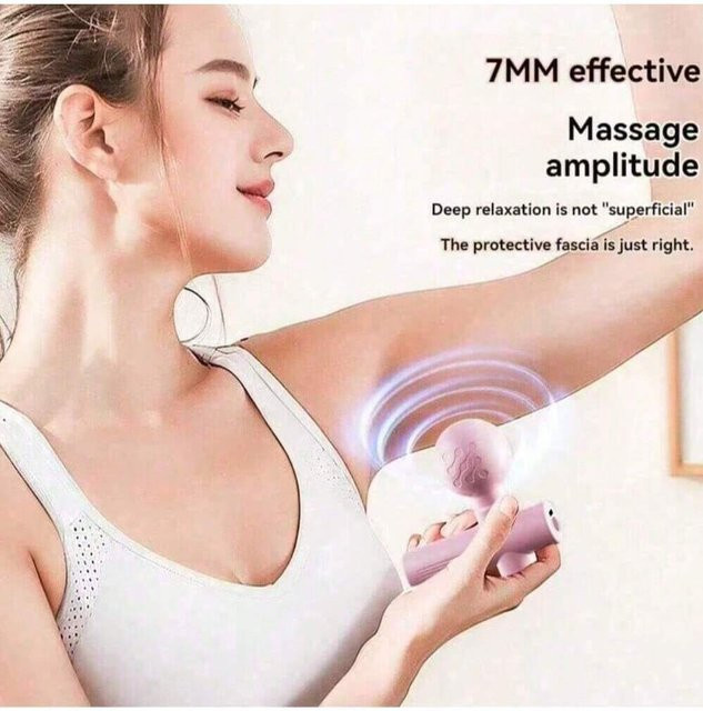 Mini-Massagepistole Faszienmassagegerät, pink, Unisex - Bild 1
