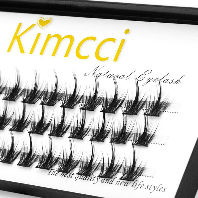 Kimcci Falsche Wimpernbündel, 3D Russian Volume, Black, Unisex - Bild 1