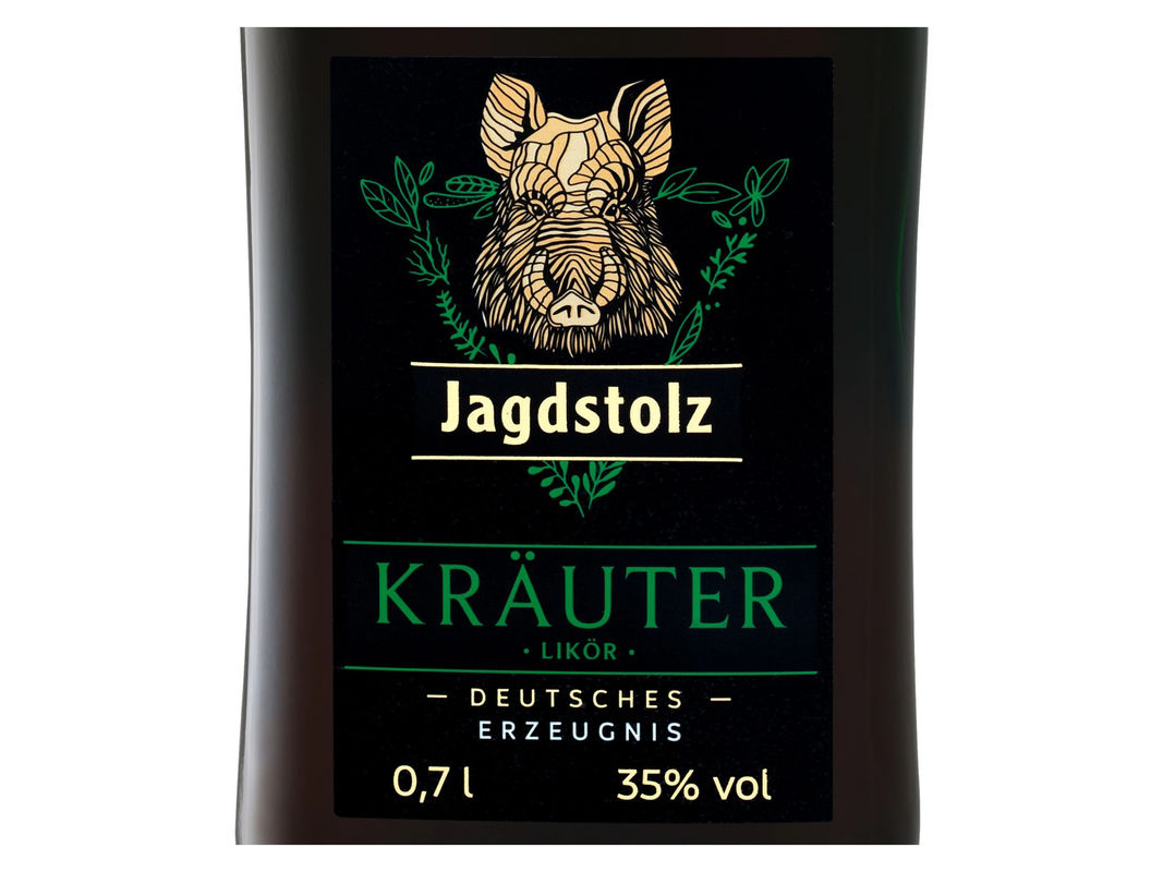 JAGDSTOLZ Kräuterlikör von Eckerts Wacholder Brennerei GmbH, 0,7 l, 35% Vol. - Bild 2