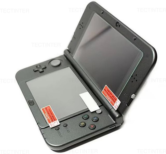 TECTINTER Displayschutzfolie aus gehärtetem Glas für Nintendo Switch und 3DS XL/LL in Transparent - Bild 1