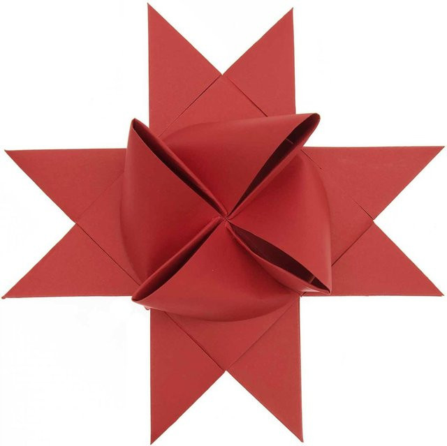Rico Design Paper Poetry Fröbelstreifen XXL Rot, 20 Stück, 180 g/m2 - Bild 1