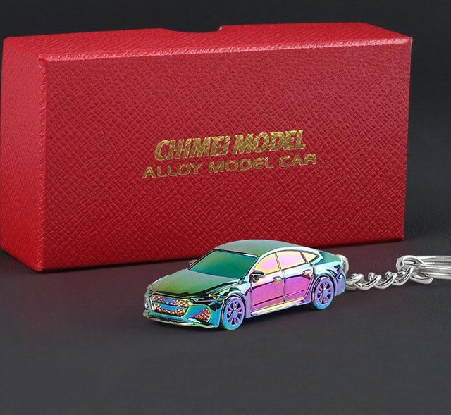 Linyi toy car Schlüsselanhänger, Metall, Gtr R34 Rs7, 1:64 Skala - Bild 1