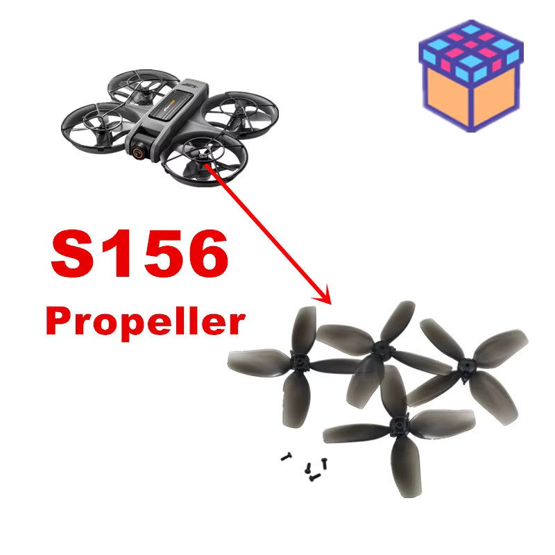 Teranty S156 Drohnen-Propeller Originalblätter für Quadcopter in Schwarz - Bild 2