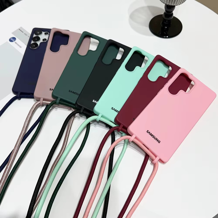 Samsung Umhängetasche mit Lanyard und Rüstung-Schutzhülle für S25 S24 S23 S22 S21 Ultra Plus FE A56 A36 A26 in Blau - Bild 2