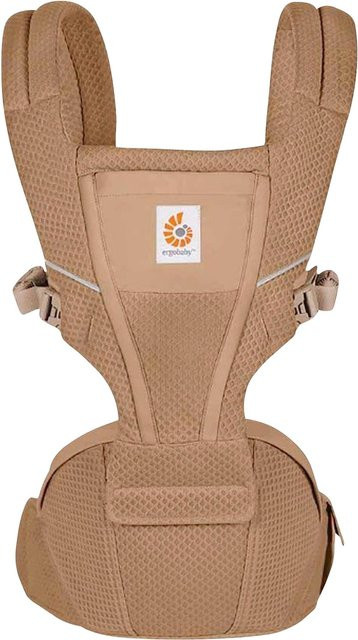 Ergobaby Babytrage Alta Hip Seat in Beige/Braun mit Mesh-Einsatz - Bild 1