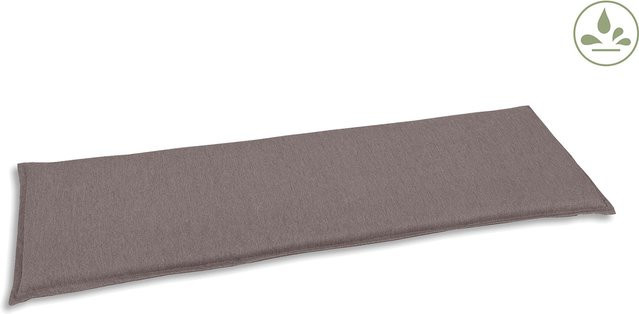 GO-DE TEXTIL Gartenbankauflage für 3-Sitzer in Taupe mit Schaumstofffüllung - Bild 1