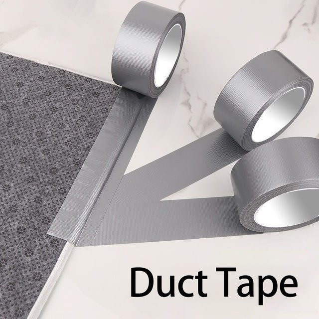 Selbstklebendes Gewebeklebeband Weiß, Wasserdichtes Teppichklebeband und Automobil-Klebeband, Breite: 10 mm, Länge: 10 m - Bild 1