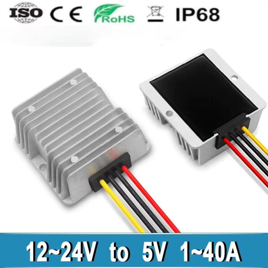 Waohei DC-DC Step Down Buck Converter Spannung Modul Netzteil Adapter in Silber - Bild 2