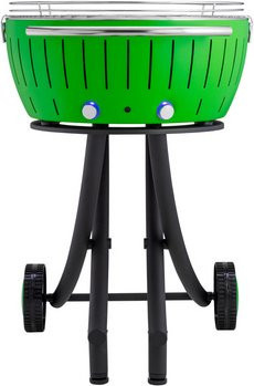 LotusGrill Grill XXL in Limettengrün aus Edelstahl mit Rollen, B/H/T: 60 cm x 63 cm x 28,5 cm - Bild 1