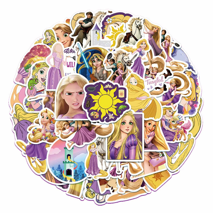 Disney Rapunzel Anime Aufkleber, 10-teiliges Set - Bild 2