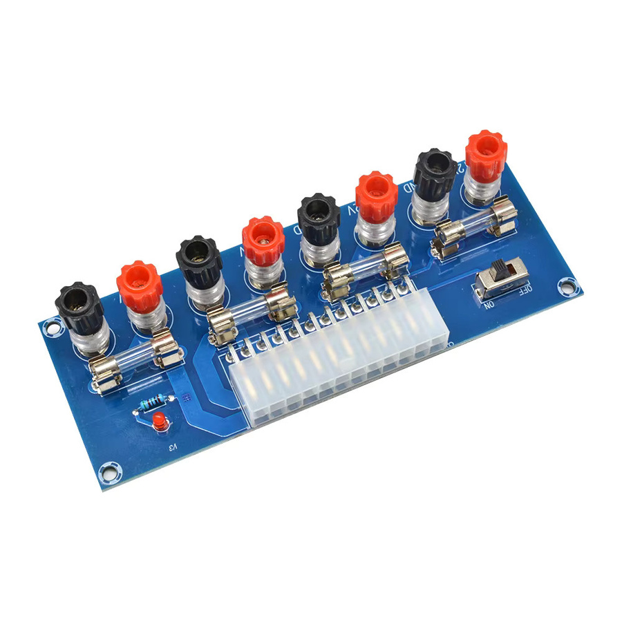 HU-M27 Desktop-Computer Gehäuse Stromversorgung ATX Adapterplatine mit 24-poliger Ausgangsklemme in Blau - Bild 2