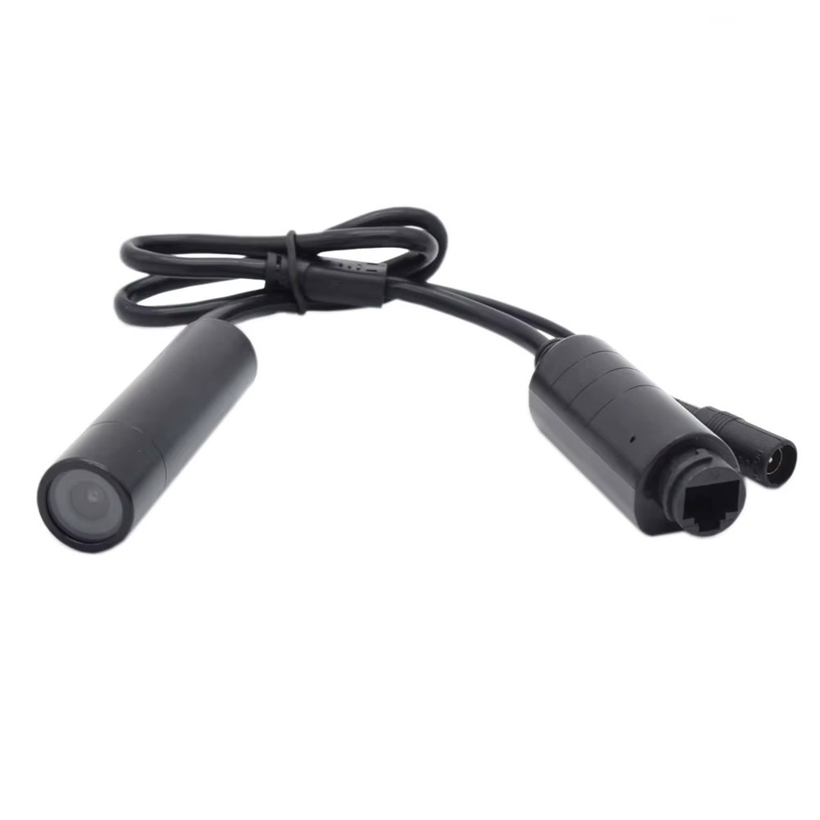 HQCAM XM307 Low Lux 1080P Mini IP-Kamera, wasserdichte PoE Micro Bullet Überwachungskamera in Schwarz - Bild 2