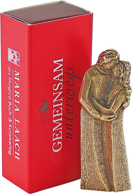 Figur Ehepaar von Klosterverlag Maria Laach – ars liturgica in Bronze und Gold aus Metall - Bild 1