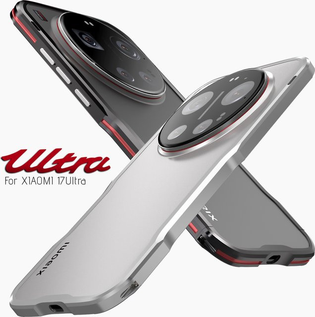 Stoßfeste Metall-Bumper-Case aus Aluminium für Xiaomi 17 Ultra, Xiaomi 15 Ultra und Xiaomi 15 Pro in Grün - Bild 1