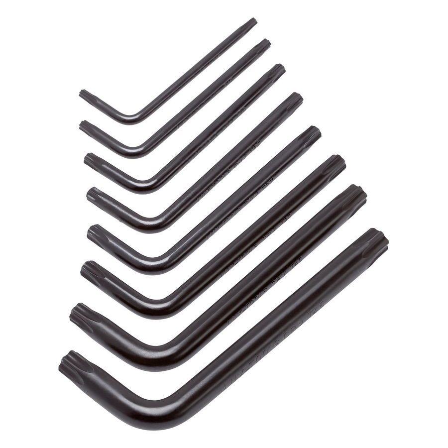 LUX-TOOLS Stiftschlüssel-Box Classic 8-teilig für Torx-Schrauben in Schwarz - Bild 2