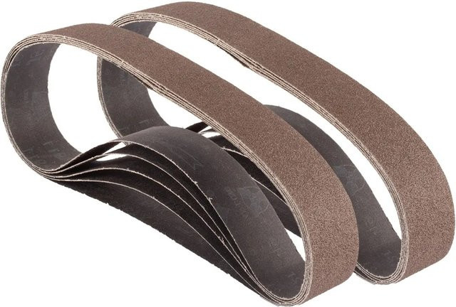STAHLWERK Schleifband 10er Set Körnung P80, B: 40 mm x L: 760 mm - Bild 1