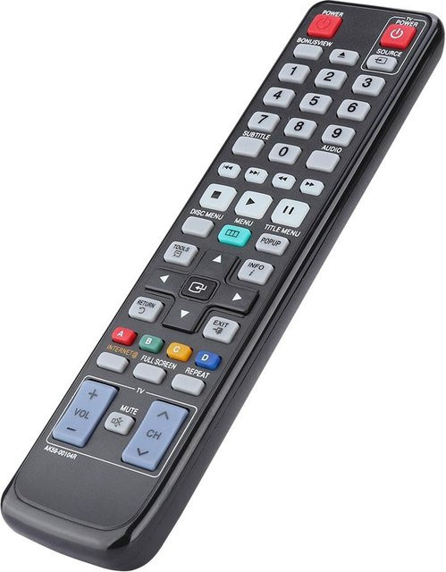 Samsung Multifunktions-DVD-Player-Ersatzfernbedienung AK59-00104R in Schwarz - Bild 1