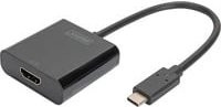 Digitus USB-C auf HDMI Adapter DA-70852 in Schwarz für TV und Monitor mit 4K/60Hz Unterstützung - Bild 2