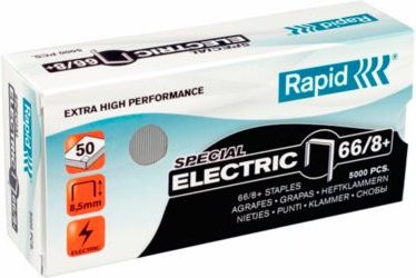 Rapid SuperStrong Heftklammern 66/8+ Electric für elektrische Heftgeräte, 5.000 Stück - Bild 1