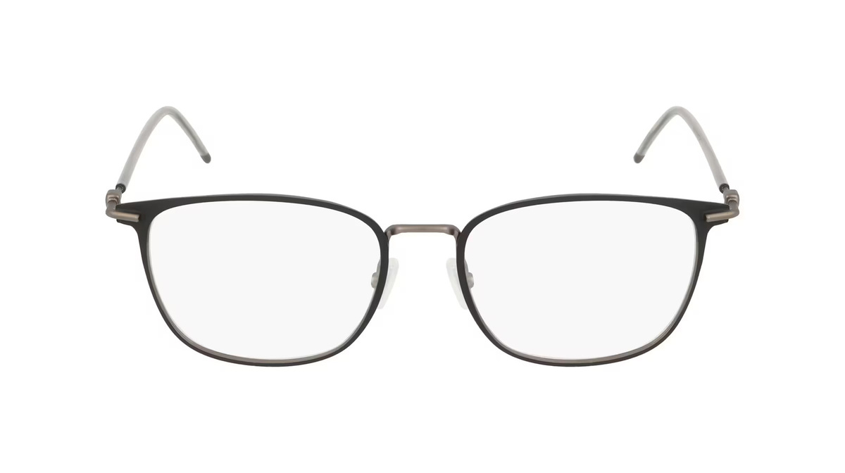 Boss 1431 Korrektionsbrille, Halbrand, Quadratisch, Metall, Schwarz, Damen - Bild 1