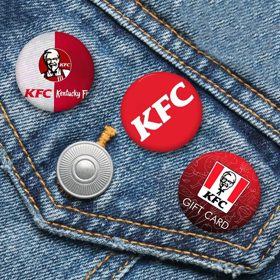 K-HOME Button Pin, Metall, Kinder - Bild 3