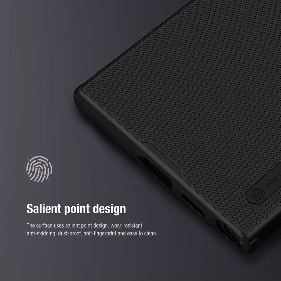 Nillkin Super Frosted Shield Pro Magnetische Handyhülle für Samsung Galaxy S22, S24 FE, S24+, S25 Ultra, S25 Plus in Schwarz - Bild 2