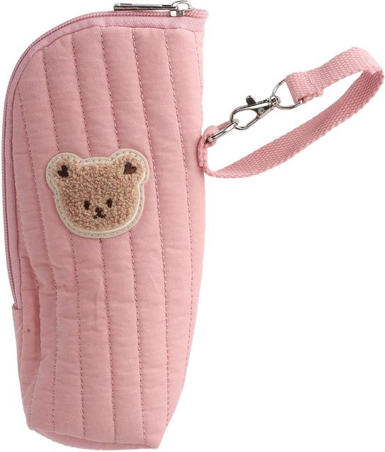 Isolierte Babyflaschentasche von KaiSai in Rosa mit Aluminiumfolienschicht als tragbarer Milchflaschen-Organizer und hängende Kinderwagentasche - Bild 1