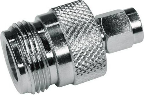 Telegärtner N-Adapter N-Buchse auf SMA-Stecker in Silber - Bild 1