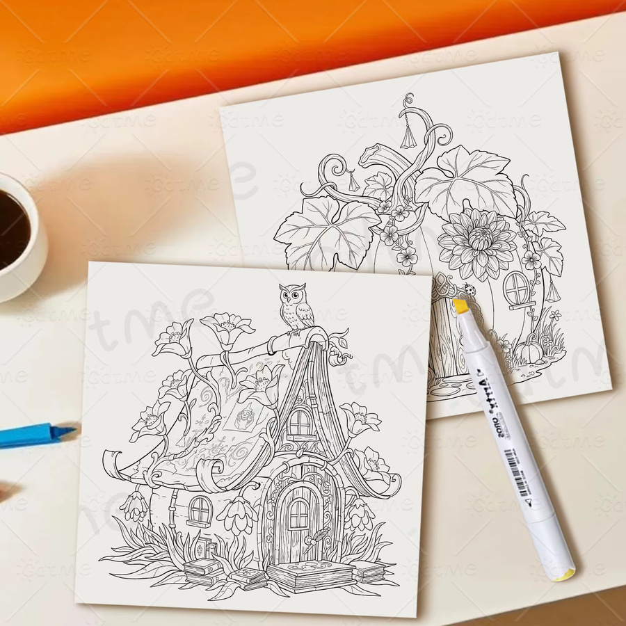 DREAM HOUSE Malbuch mit auffälligen und einfachen Mustern, für Erwachsene - Bild 3