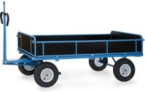 Fetra Handpritschenwagen 6456L mit Zugöse in Blau - Bild 1