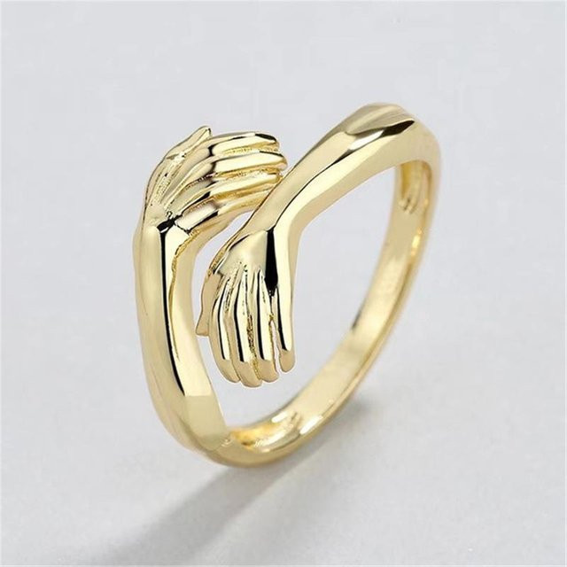 KaiTingu Jewelry Ringe, Zinklegierung, Gold, Unisex, Verstellbar - Bild 1